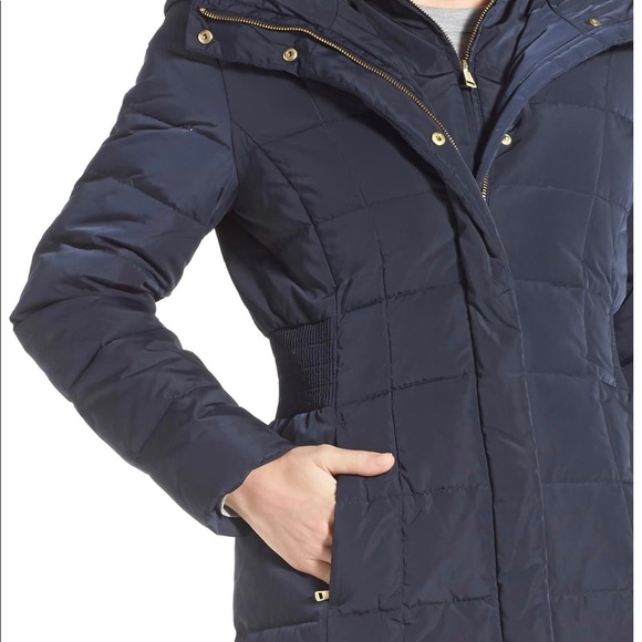 Cole Haan Bib insert down coat - Picture 4 of 4